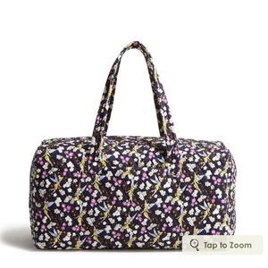 Vera Bradley Disney Large Traveler Duffel Bag in Tinker Bell’s Flight NWT
